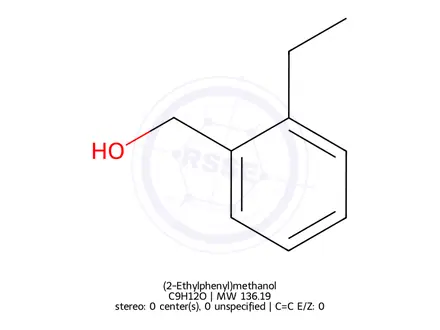 Chemical structure of (2-Ethylphenyl)methanol