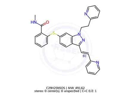 Chemical structure of Axitinib Impurity 10