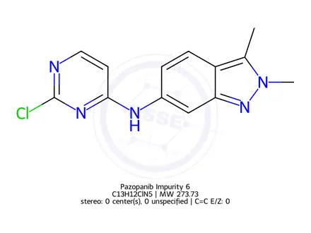 Chemical structure of Pazopanib Impurity 6
