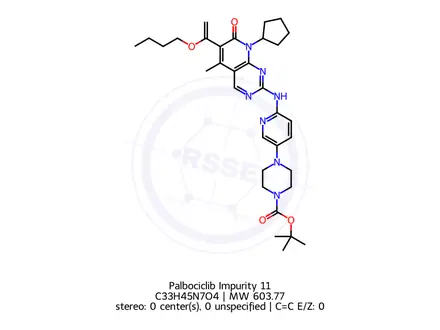 Chemical structure of Palbociclib Impurity 11