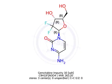 Chemical structure of Gemcitabine Impurity 10