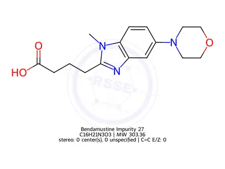 Chemical structure of Bendamustine Impurity 27