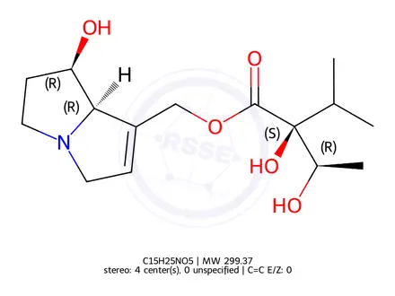 Chemical structure of Intermedine