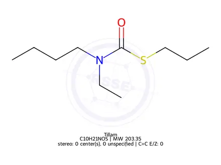 Chemical structure of Tillam