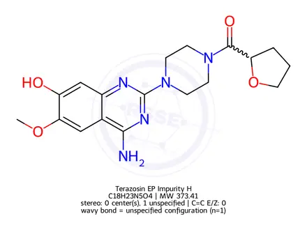 Chemical structure of Terazosin Hydrochloride Dihydrate-Impurity H