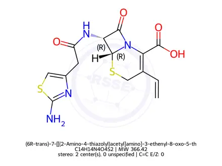 Chemical structure of Cefdinir Impurity O