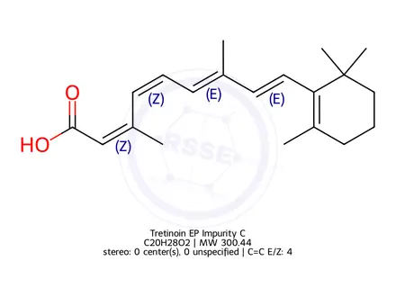 Chemical structure of Tretinoin EP Impurity C