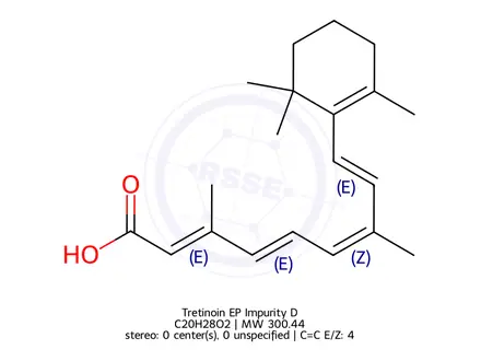 Chemical structure of Tretinoin EP Impurity D