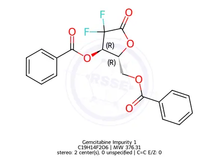 Chemical structure of Gemcitabine Impurity 1