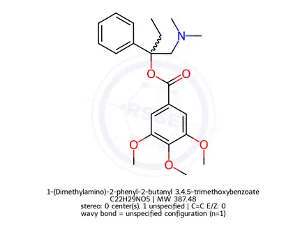 Chemical structure of Trimebutine EP Impurity D