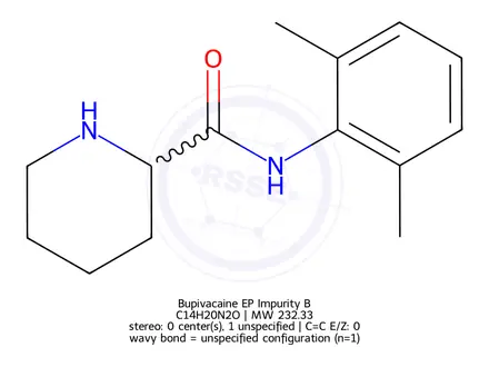 Chemical structure of Bupivacaine EP Impurity B
