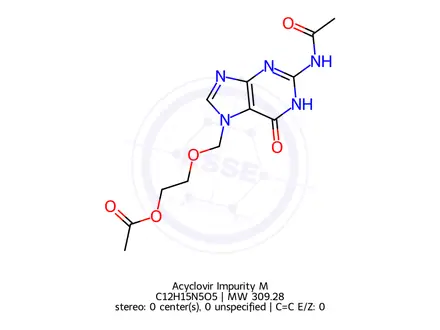 Chemical structure of Acyclovir Impurity M