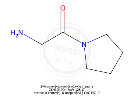 Chemical structure of 2-Amino-1-(pyrrolidin-1-yl)ethanone