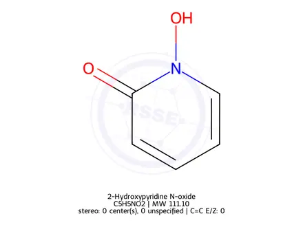 Chemical structure of 2-Hydroxypyridine N-oxide
