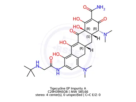 Chemical structure of Tigecycline USP Impurity E