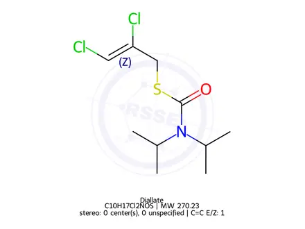 Chemical structure of Diallate