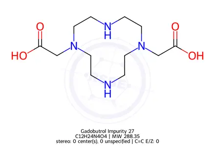 Chemical structure of Gadobutrol Impurity 27