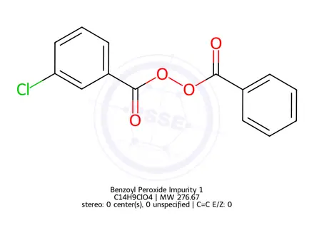 Chemical structure of Benzoyl Peroxide Impurity 1