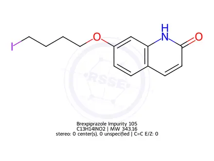 Chemical structure of Brexpiprazole Impurity 105