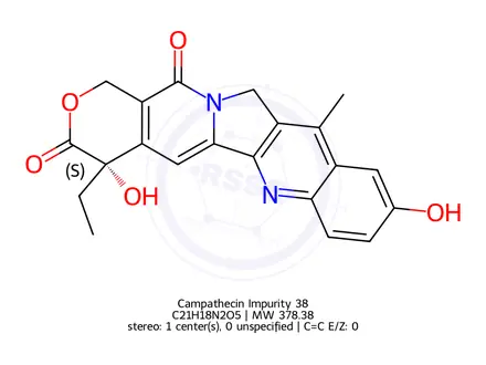 Chemical structure of Campathecin Impurity 38
