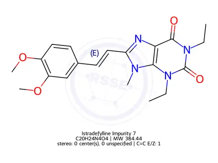 Chemical structure of Istradefylline Impurity 7
