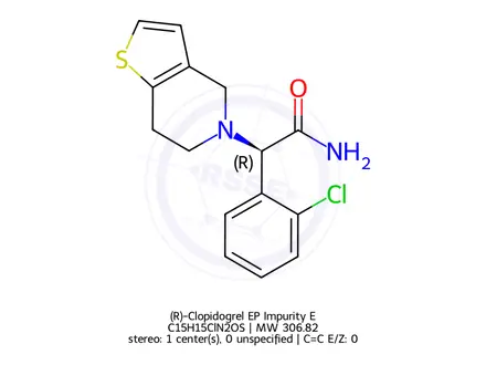 Chemical structure of (R)-Clopidogrel EP Impurity E