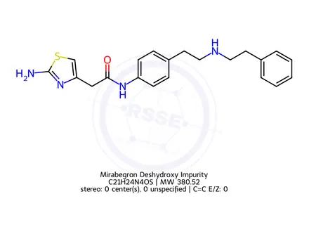Chemical structure of Mirabegron Impurity 11(Hydrochlorate)