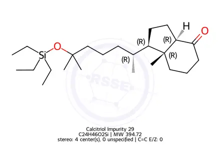 Chemical structure of Calcitriol Impurity 29
