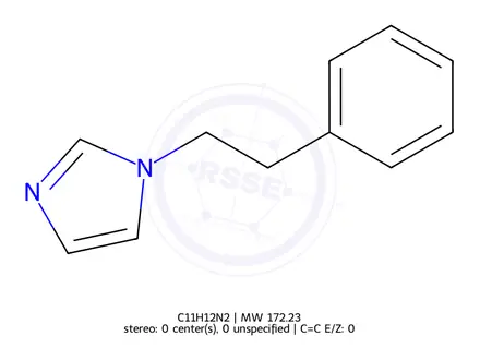 Chemical structure of 1-Phenethylimidazole