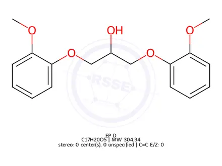 Chemical structure of Guaifenesin EP Impurity D