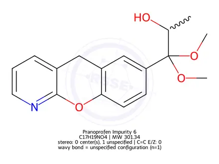 Chemical structure of Pranoprofen Impurity 27