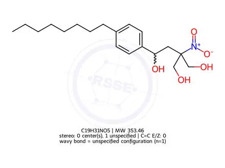 Chemical structure of Fingolimod Impurity 1