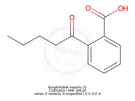 Chemical structure of Butyphthalide impurity 21