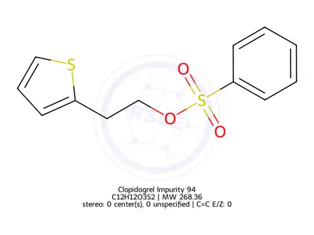 Chemical structure of Clopidogrel Impurity 94