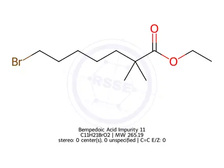 Chemical structure of Bempedoic Acid Impurity 11