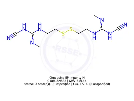 Chemical structure of Cimetidine EP Impurity H