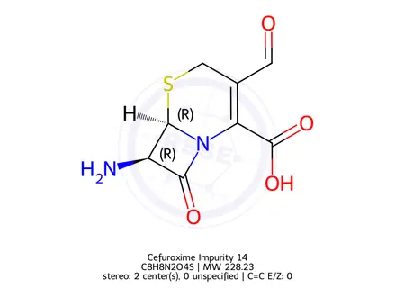 Chemical structure of Cefuroxime Impurity 14