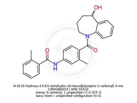 Chemical structure of Tolvaptan Impurity 3