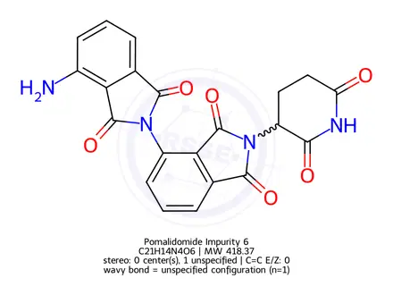 Chemical structure of Pomalidomide Impurity 6