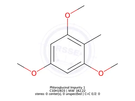 Chemical structure of Phloroglucinol Impurity 1