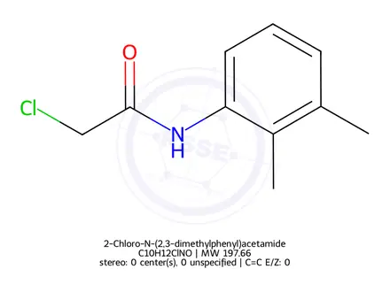 Chemical structure of Lidocaine Hydrochloride Impurity 17