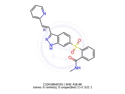 Chemical structure of Axitinib Impurity 4