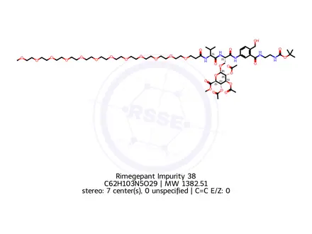 Chemical structure of Rimegepant Impurity 38