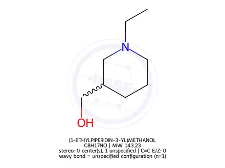 Chemical structure of (1-ETHYLPIPERIDIN-3-YL)METHANOL
