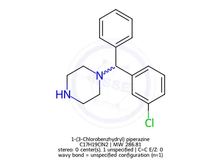 Chemical structure of Levocetirizine SM Impurity 2