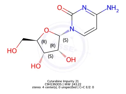 Chemical structure of Cytarabine Impurity 21