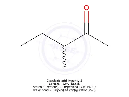 Chemical structure of Clavulanic acid Impurity 3