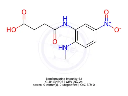 Chemical structure of Bendamustine Impurity 62