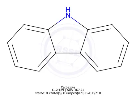 Chemical structure of Carbazole