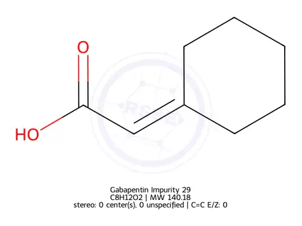 Chemical structure of Gabapentin Impurity 29